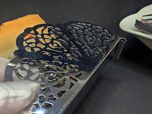 Luxury Metal Napkin <b>Holder</b> Minimalist Table Organizer Stand - Product Image 3