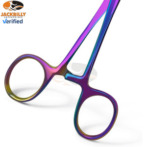 ที่จับเข็มขนาด 7.5 นิ้ว สีรุ้ง แบบแมนนวล ทำจากสแตนเลสสตีล หลายสี สำหรับศัลยกรรมจักษุ ได้รับการรับรองมาตรฐาน CE - Product Image 5