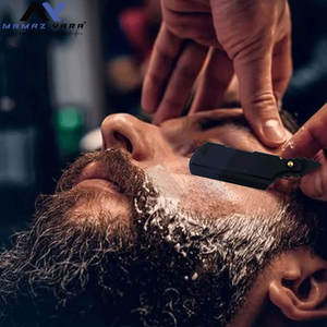 Navaja de Afeitar Clásica de Hoja Recta para Barbería, Calidad Profesional, Manual, para Hombre, para Cortar Barba, Shavette, Herramienta de Afeitado Desechable de Metal - Product Image 3