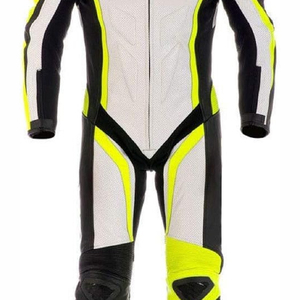 Traje de Motociclismo de Cuero Premium Unisex para Verano, con Mangas Largas Transpirables y Características de Protección - Product Image 6