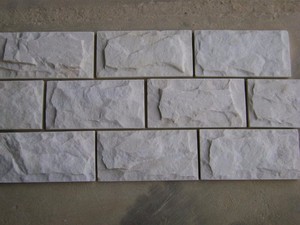 Mosaïque de marbre calcite haute pureté 24x24, flammé et brossé, durable, imperméable, écologique, design graphique moderne, garantie 2 ans, pour villa intérieure - Product Image 3