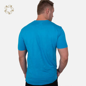 Nouveaux designs 2026 – T-shirt homme 100 % coton couleur unie, haute qualité, manches courtes, col rond, streetwear d'été – Vente en gros au meilleur prix - Product Image 2