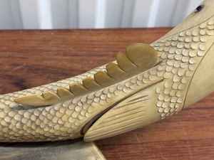 งานฝีมือประดับตกแต่งบ้านรูปปลาบูลฟาวด์ธรรมชาติ สำหรับตกแต่งบ้านและวางโชว์บนโต๊ะ ในราคาที่เข้าถึงได้ โดย - Product Image 5