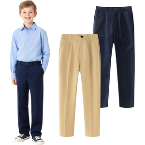 Venta Directa de Fábrica, Uniformes Escolares de Poliéster y Algodón de Diseño Personalizado al por Mayor, Camisas y Pantalones para Niños - Product Image 5