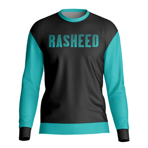 Camiseta Deportiva Informal de Manga Larga con Cuello Redondo, Holgada y de Alta Calidad, Personalizada por Fábrica de Ropa al Por Mayor, para Hombre - Product Image 3