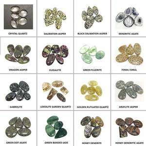 พลอยหลวมแบบคาโบชอง คละแบบ คุณภาพดี ราคาโรงงาน สำหรับทำเครื่องประดับ ขายส่ง - Product Image 3