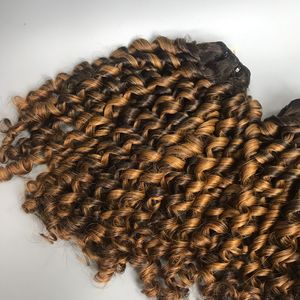 Píxeles de calidad superior, doble dibujado, cabello vietnamita crudo, rizo de duendecillo, cabello vietnamita virgen de color Piano, entrega rápida, trama genio - Product Image 5