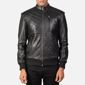 Chaquetas de Motocicleta de Cuero Genuino de Primera Calidad para Hombre, Diseño Clásico de Moda, Estilo Urbano, Impermeables y Resistentes al Viento - Product Image 1