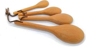 Cuillère à mesurer en bois naturel, écologique, pour la cuisine, outils de mesure pour le thé - Product Image 3