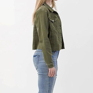 Veste en jean décontractée pour femmes, de haute qualité, respirante, vente en gros OEM - Product Image 6