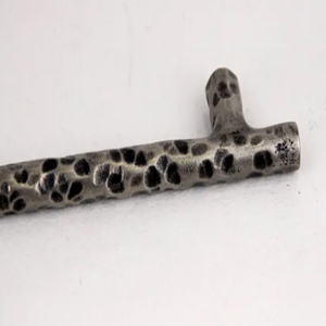 Hammered Metal <b>Bar</b> <b>Pulls</b> in Mosscast Texture Handmade Aluminum Cast Cabinet Handle Modern Metal Rectangle Door <b>Pull</b> Door Handle - Product Image 4
