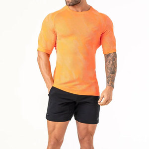 Ropa Deportiva para Hombre, Corte Regular, 100% Algodón, Transpirable, Elástica, Cuello Redondo, Camiseta Personalizable en Color, para Trabajo y Entrenamiento, Venta al Por Mayor - Product Image 2