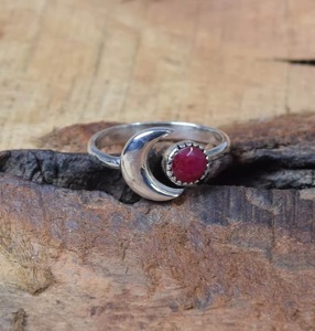 Wholesale Natural <b>Ruby</b> 925 Sterling Silver Gemstone <b>Ring</b> Handmade Jewelry July Birthstone Gift <b>for</b> <b>Women</b> - Product Image 4