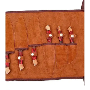Juego de Cuchillos de Chef LEGACY BLADES Premium, Hechos a Mano con Acero de Damasco, 8 Piezas, Ambidiestros, Profesionales, Sostenibles, de Madera, 67 Capas - Product Image 2