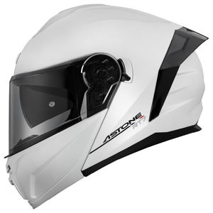 Casco Modular Abatible ASTONE HELMETS, Nuevo Modelo, Color Gris Claro Mate, Seguridad ABS, Forro de Poliéster, Tallas XS-2XL - Product Image 2