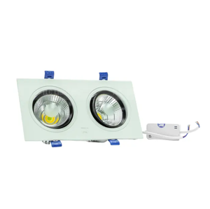 ไฟ LED คู่7W โคมดาวน์ไลท์อลูมิเนียมสีขาวแบบมินิมอลปรับได้สำหรับโฮมออฟฟิศ - Product Image 3