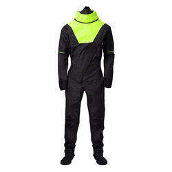 Men's <b>Black</b> Polyester Breathable Plus Size High Visibility Workwear <b>Pants</b> Neon Green Neck Panel Reflective Stripes for Outdoor - Product Image 3