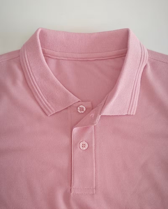Women's Jersey Polyester/Cotton 160g Quick Dry Breathable Knitted Casual Short Sleeve Shirt Front Custom Logo Top for Golf - Product Image 5