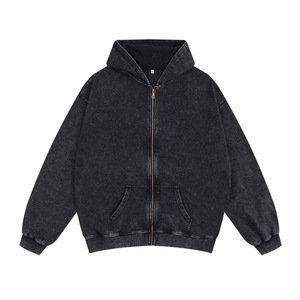 High Quality Zip-Up <b>Hoodie</b> for Men Heavyweight 100% Cotton Fleece Blank Zip up <b>Hoodie</b> - Product Image 4