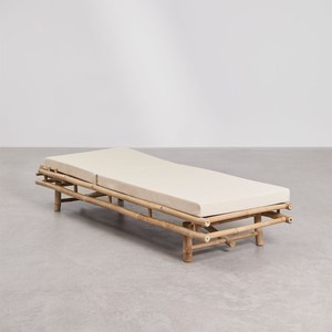 Eco Friendly Bamboo <b>Sunbed</b> Outdoor Lounge Chair Natural Garden Patio Furniture Vietnam Supplier OEM ODM - Product Image 2