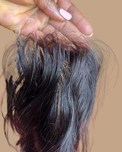 ผมแท้ NAJIR HAIR HUB คุณภาพพรีเมียม  แบบใส  ไม่มีสี  เนื้อผมนุ่มลื่น  100 กรัม/มัด  สำหรับต่อผมแบบซาลอน - Product Image 3