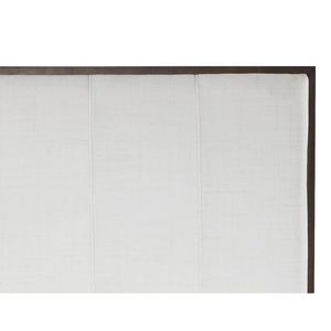 Letto matrimoniale Cerana imbottito in tessuto grigio chiaro - Product Image 6