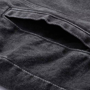 Pure Branded Material Premium Quality <b>Men's</b> Vintage Winter <b>Denim</b> <b>Jacket</b> Reversible Eco-Friendly Low Price Front Button - Product Image 4