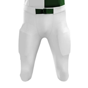 Maillot vert et blanc avec le numéro 16 et pantalon blanc, vêtements de sport, matière douce, tenue de performance, uniforme de football américain - Product Image 4