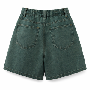 Shorts en jean amples pour femmes en gros - Options personnalisées disponibles auprès d'un fabricant de confiance - Product Image 2