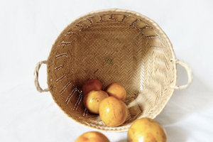 Handmade Thai Bamboo <b>Basket</b> Woven Storage <b>Hamper</b> Eco Friendly Natural Bamboo Organizer OEM Supplier Vietnam - Product Image 4