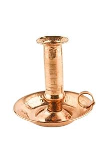 Bougeoir en cuivre artisanal de luxe avec poignée en laiton, support décoratif pour bougies coniques, pour la décoration de la maison, la décoration d'hôtel, Noël - Product Image 3