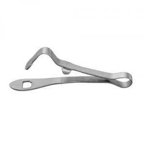 Pinza quirúrgica Collin Cord Clamp, instrumento manual de acero inoxidable, certificado CE Clase I, para operaciones quirúrgicas - Product Image 2