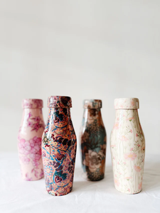 Bouteille d'eau en cuivre pur à 99,99 %, imprimée, capacité de 1000 ml, haute performance d'isolation thermique pour la salle de sport, le bureau, l'école, le yoga - Product Image 2