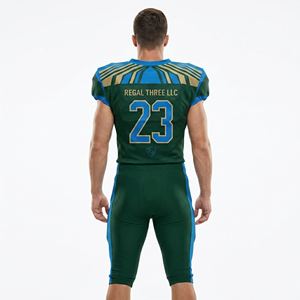 Uniforme de Fútbol Americano Personalizado, Fabricante de Camisetas con Cuello en V, Pantalones Cortos de Fútbol Americano - Product Image 4