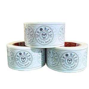 Modern Lines Logo High Quality Custom Printed <b>Packaging</b> Tape Available Quick Order Processing <b>Labels</b> ROHS ISO Certified OEM - Product Image 6