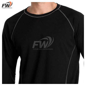 Rashguard de BJJ de Color Liso Personalizado de Alta Calidad, Venta Caliente, Rashguard Lightning, Ropa Deportiva para Hombre, Pakistán - Product Image 5