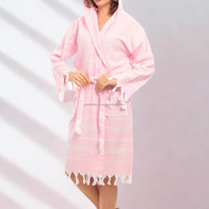 Wholesale Turkish Fouta Bath Towel with Pockets Custom Made Cotton Hammam Towel Travel Essential from Indian Manufacturer - Product Image 6