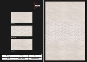 Azulejos de Porcelana Mate Versátiles de 300X600MM, Diseñados para Satisfacer Necesidades de Diseño Adaptativo con Integridad Duradera y un Acabado Sutil - Product Image 5
