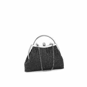 <b>Black</b> P24315 Bridal <b>Evening</b> <b>Bag</b> Clutch - Product Image 2