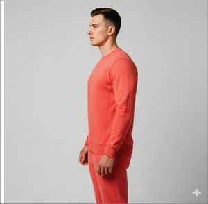 เสื้อสเวตเชิ้ตผู้ชายพิมพ์ลายฤดูหนาว ทรงหลวม ผ้าถักขนแกะ คอวี ระบายอากาศได้ดี สวมใส่สบาย คุณภาพสูง - Product Image 3