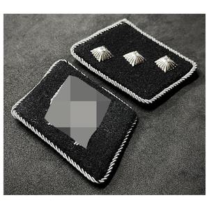 Pares de insignias de cuello para uniforme ceremonial de oficial, bordadas a mano para uniforme de oficial - Product Image 5