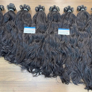Oferta especial: Cabello humano vietnamita negro y de color, cabello ondulado en rollo, cabello virgen disponible en stock. - Product Image 1