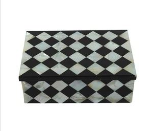 Caja de Joyería de Lujo Hecha a Mano, Ecológica y Moderna con Incrustaciones de Hueso para Guardar Recuerdos, Decoración del Hogar y Accesorios de Joyería - HASAN CRAFT - Product Image 5