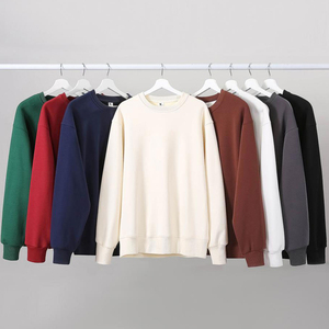 Sweat-shirts pour hommes en coton de haute qualité 500GSM, impression et broderie personnalisées, col rond - Product Image 6