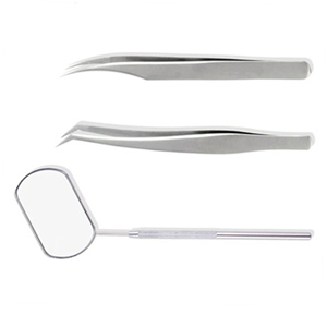 Espejo de Maquillaje Cuadrado Ligero de Acero Inoxidable de Una Sola Cara, con Logotipo Personalizado en Color, para Uso Cosmético y Extensiones de Pestañas - Product Image 3