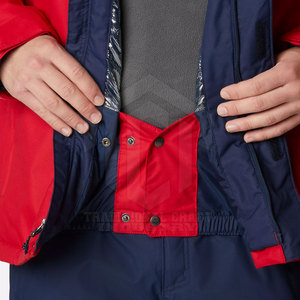 Veste de ski d'hiver au design tendance avec capuche en matière douce et respirante, logo frontal, vêtements d'extérieur pour hommes - Product Image 4