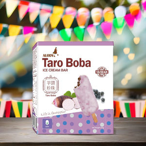 Estilo de Taiwán Taro Bubble Ice Cream Postre congelado Halal Certificado Soft Serve Ice Cream Box - Product Image 2