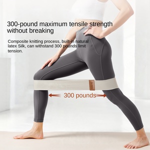 Macyo Bande de Résistance Élastique pour Yoga, <span class=keywords><strong>Fitness</strong></span> des Fessiers, Pilates, Ceinture de Raffermissement, Anneau de Flexion des Cuisses, en <span class=keywords><strong>Latex</strong></span> Tricoté pour Entraînement d'Étirement - Product Image 5