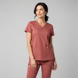 Custom Hospital Nurse <b>Uniform</b> Set Woven Fabric Short Sleeve Medical <b>Scrubs</b> for Womens Staff Breathable Nurse <b>Uniform</b> - Product Image 5