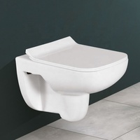Vente d'usine toilette intelligente en céramique sans réservoir nouveau Design forme de pomme suspendu au mur 485mm L X 350mm W X 350mm H 350mm bol pour salle de bain